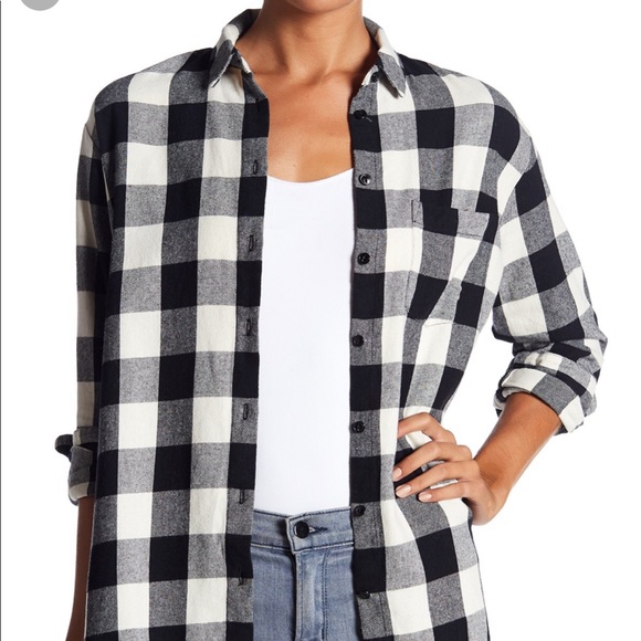 Madewell Tops - Madewell Oversized Ex-Boyfriend Flannel